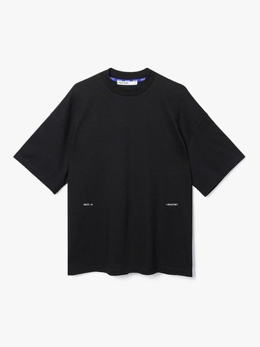 MOCK NECK OVERFIT SHORT SLEEVE T-SHIRT - HAUS 072C - Modalova