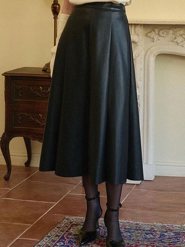 Dignity Leather Long Skirt - MICANE - Modalova