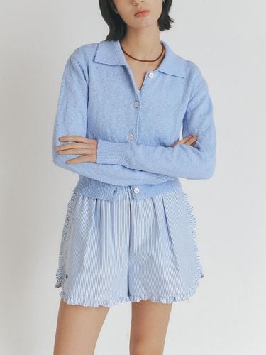 Prill trimming stripe shorts_Blue Stripe - MANNON - Modalova