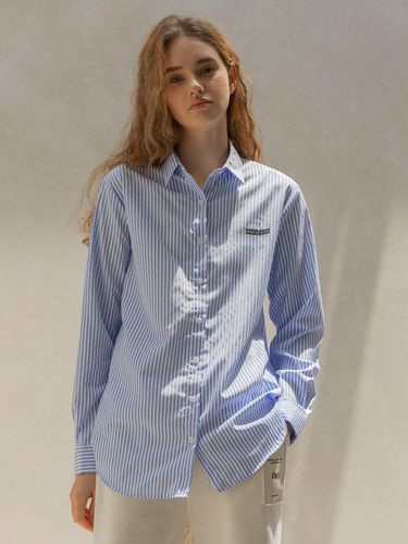 STANDARD AMBROID STRIPED SHIRT (SKY BLUE) - NONANDNON - Modalova