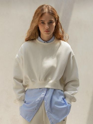 ESSENTIAL CROP SWEATSHIRT - NONANDNON - Modalova