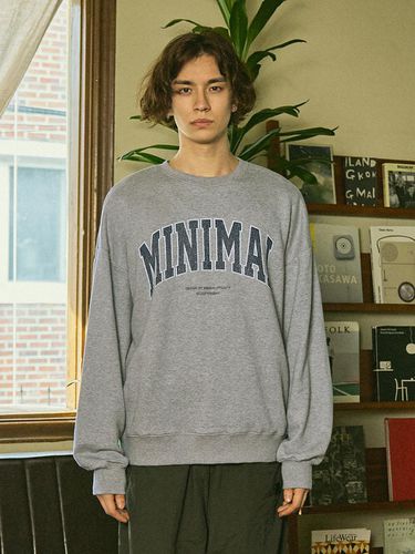 MNMP crack-printed sweatshirt MMT132/4 color - MINIMAL PROJECT - Modalova