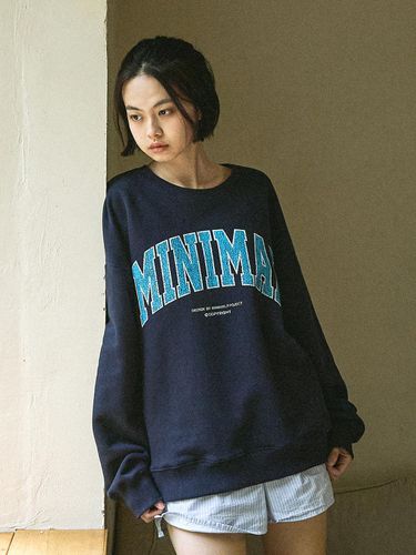 MNMP crack-printed sweatshirt MMT132/4 color - MINIMAL PROJECT - Modalova