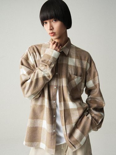 Tyler Plaid Shirt BEIGE - AVANDRESS - Modalova