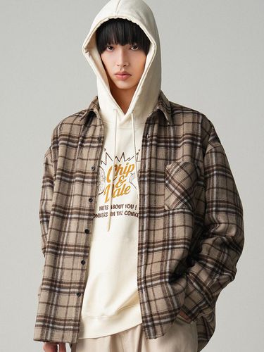 Jerry Plaid Shirt BEIGE - AVANDRESS - Modalova