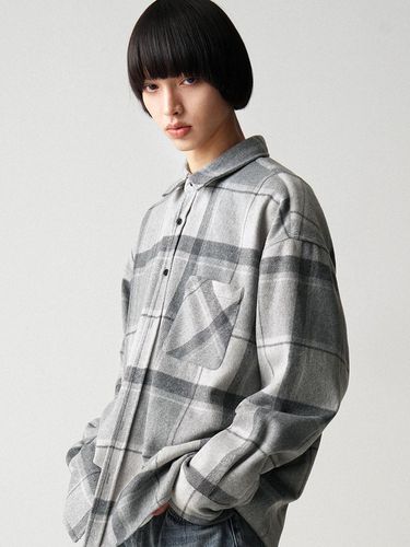 Jerry Plaid Shirt GREY - AVANDRESS - Modalova