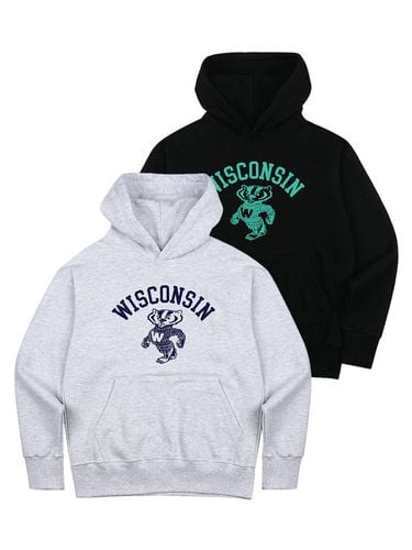 NTV HD-WISCONSIN HOODIE - NAVY TEAM - Modalova