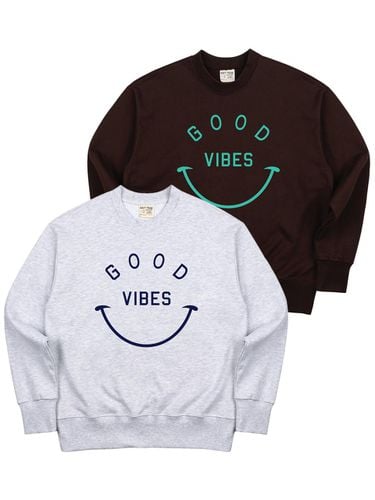 V2.NTV-GOOD VIBES SWEAT SHIRT - NAVY TEAM - Modalova