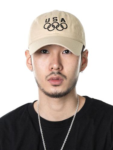 NTV BC-OLYMPIC FLAG USA CAP-LIGHT BEIGE - NAVY TEAM - Modalova