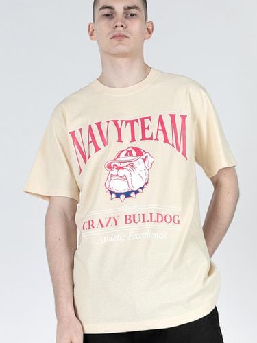 NTV-1988 CRAZY BULLDOG SHORT SLEEVE T-SHIRT - NAVY TEAM - Modalova