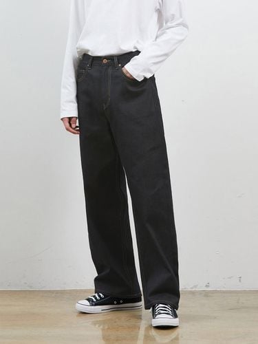 DENIM SELVEDGE WIDE PANTS INDIGO - RYUL + WAI: - Modalova