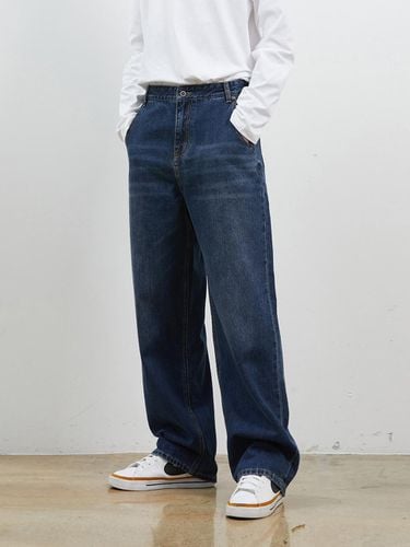 DENIM WIDE SELVEDGE ROLL UP PANTS - RYUL + WAI: - Modalova