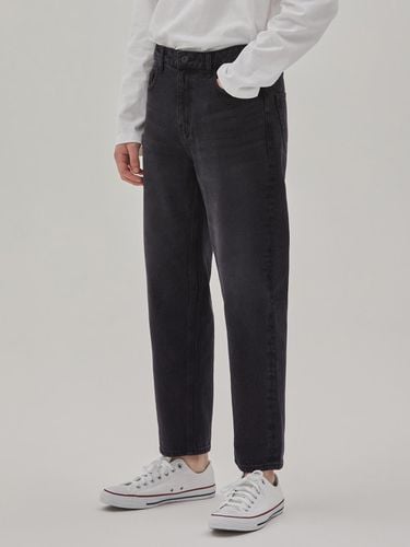 DENIM BASIC CROPPED PANTS BLACK - RYUL + WAI: - Modalova