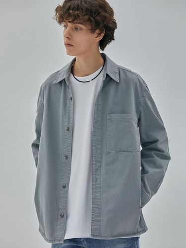 DENIM GARMENT POCKET SHIRTS - RYUL + WAI: - Modalova