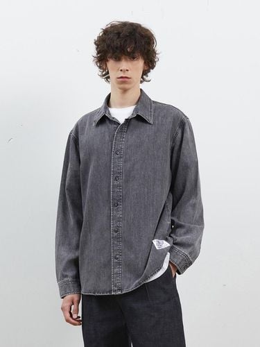 DENIM STONE WASHING BASIC SHIRTS - RYUL + WAI: - Modalova