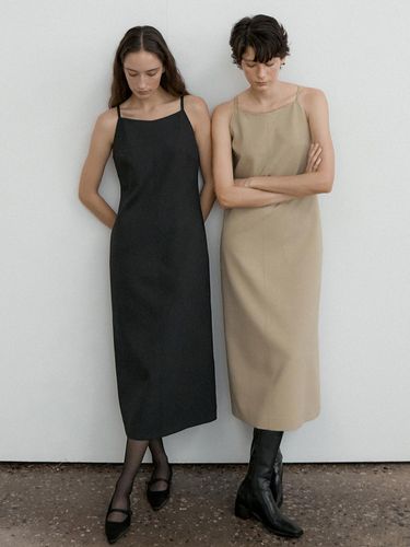 HAIM LONG SLEEVELESS DRESS_BLACK - octette - Modalova