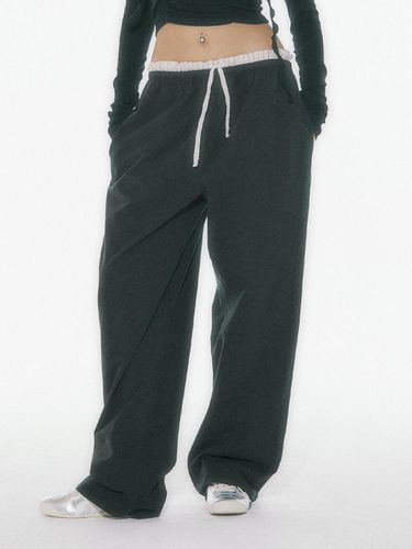 MIEL DOUBLE LAYERED PANTS - BLACK - DEARSTALKER - Modalova