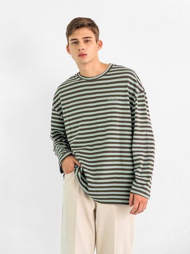 Men Stripe T-Shirt Mint - PANDORAFIT - Modalova