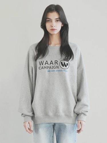 T1004 W CAMPAIGN SWEATSHIRT T-SHIRT_GRAY - WAAR - Modalova