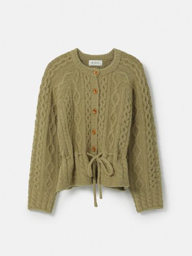 String cable Cardigan_(Green) - REBOLD - Modalova