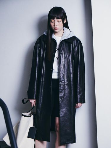 Vintage Leather Coat (TA4711A085) - The Aperture - Modalova