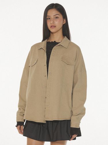 BONNY COTTON SHIRT JACKET - BEIGE - DEARSTALKER - Modalova