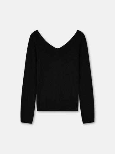 Cashwool two-way pullover-black - ODER - Modalova