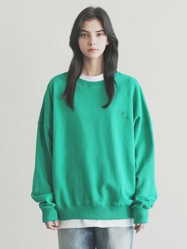 T1003 W LOGO SWEATSHIRT T-SHIRT_GREEN - WAAR - Modalova