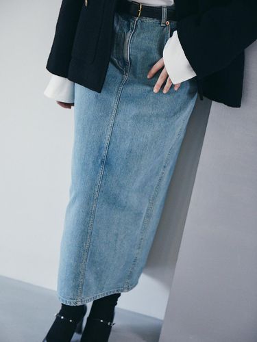 S Light Denim Skirt (TA4727A06P) - The Aperture - Modalova