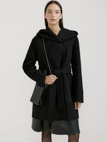 HAND MADE HOOD COAT_BLACK - octette - Modalova