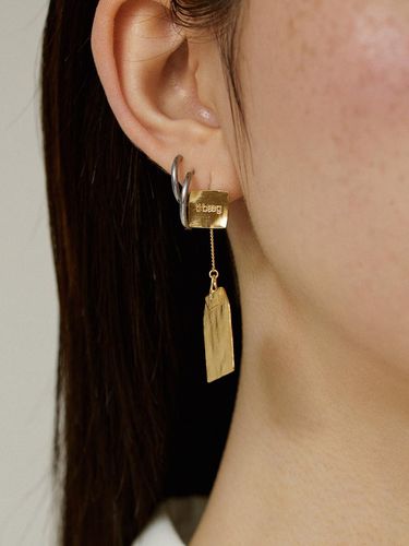 TIBAEG GOLD DROP EARRING GD - tibaeg - Modalova