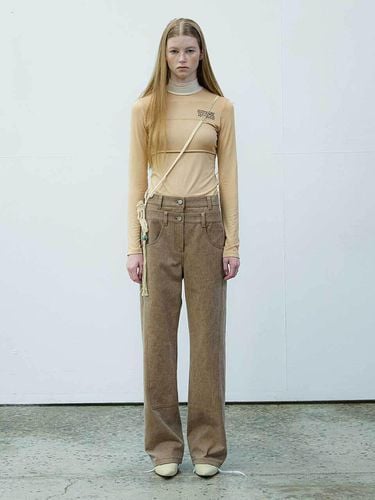 Double Waist Pants AW4AL65193 - YUTHENTIC - Modalova