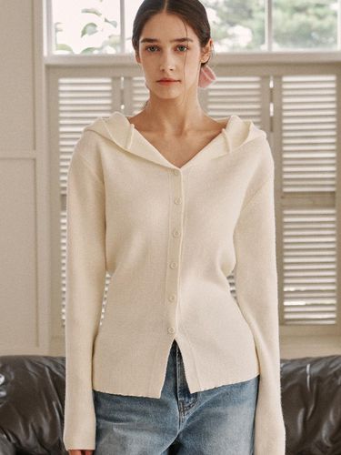 Soft hooded slim cardigan - ODER - Modalova