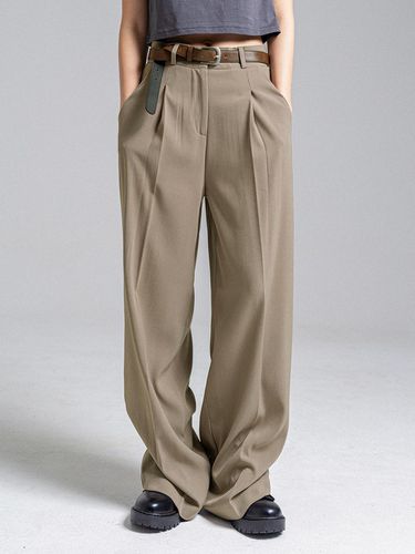 WIDE] Kenzie Slacks Beige - PANDORAFIT - Modalova