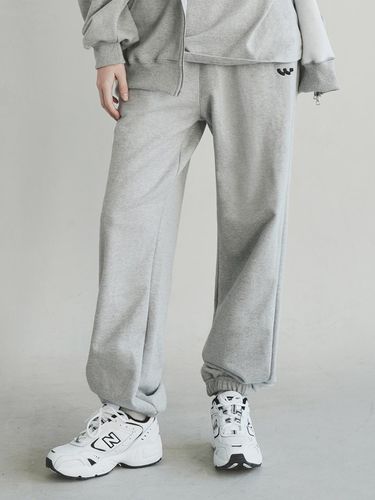 P1006 W BASIC JOGGER PANTS_GRAY - WAAR - Modalova