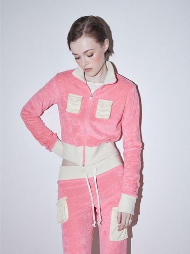 HILTON COLOUR TERRY ZIP-UP - PINK - DEARSTALKER - Modalova