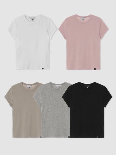 D. BASIC COTTON ROUND-NECK T-SHIRT - 5 COLOR - DEARSTALKER - Modalova