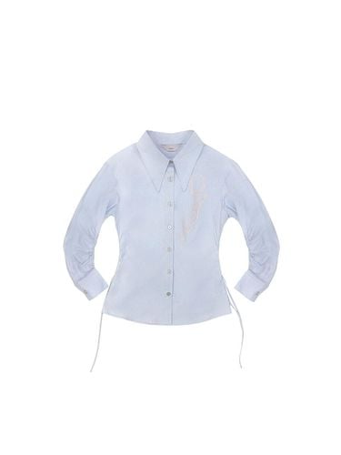 Flower String Shirt Blue - tibaeg - Modalova