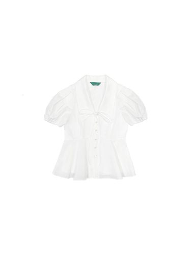 Button Collar Shirt White - tibaeg - Modalova