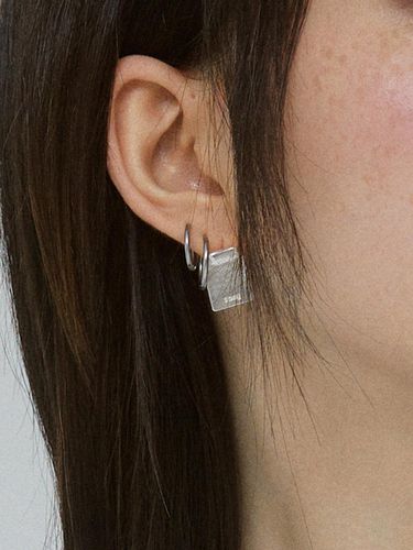 TIBAEG SIGNATURE SILVER EARRING SV - tibaeg - Modalova