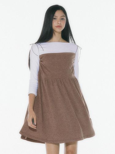 SARA SHIRRING DRESS- BROWN - DEARSTALKER - Modalova