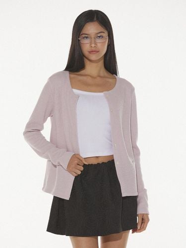 NORA CLASSIC U-NECK CARDIGAN - PINK - DEARSTALKER - Modalova