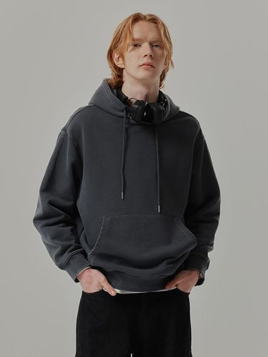 Pigment Oversized-fit Hoodie T-shirt_2 colors - MIND BRIDGE MEN - Modalova