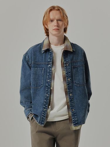 Denim shirket_IN - MIND BRIDGE MEN - Modalova