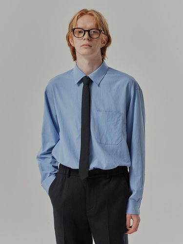 COUTURE] Paper cotton oversized fit shirt - MIND BRIDGE MEN - Modalova