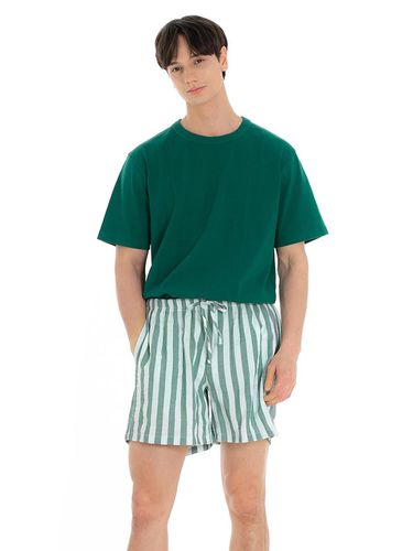 GREEN Stripe Men's shorts - FOVERE - Modalova