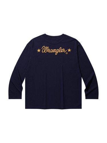 Back Logo Longsleeve T-shirt Navy - Wrangler - Modalova