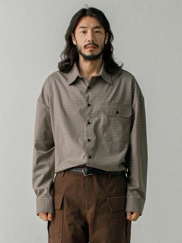 Bronn Minimal Checkered Shirt Beige - RUGGED HOUSE - Modalova