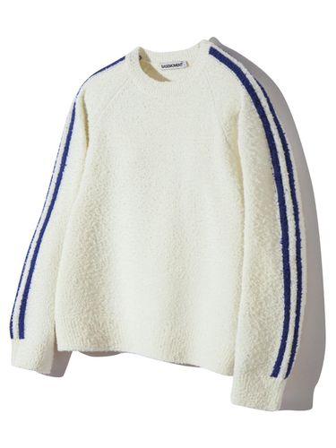 Line Bookle Round Knit Cream - BASEMOMENT - Modalova