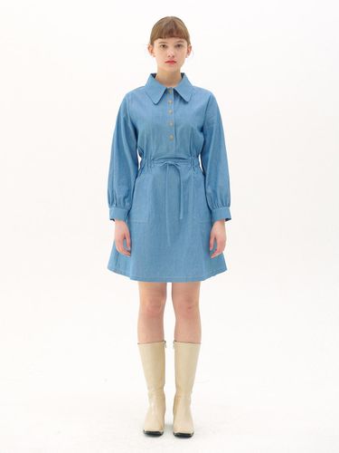 Safari Dress_blue - GANISONG - Modalova